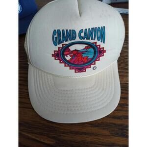 Vintage Grand Canyon Green Mesh SnapBack Truckers Hat